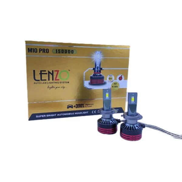 هدلایت برند lenzo مدل m10 pro gold